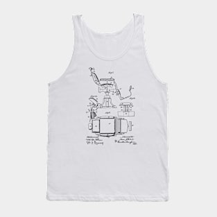 Barber's Chair Vintage Patent Drawing Tank Top